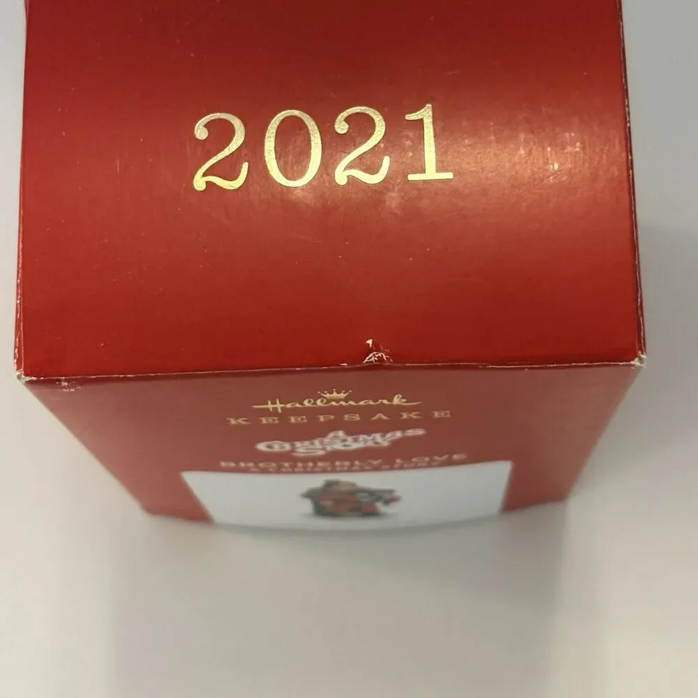 2021 Hallmark Keepsake A Christmas Story Brotherly Love Christmas Tree Ornament